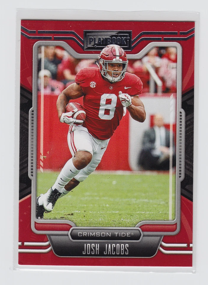 2022 Panini Chronicles Playbook Draft Picks Josh Jacobs #22 - Image 1 of 1