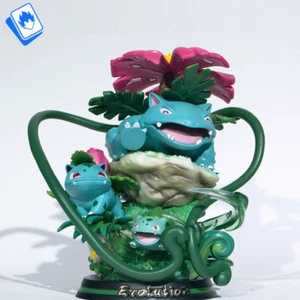 Figuras de acción Pokémon Venusaur Evolution 21cm ESTATUA DE COLECCIÓN Anime - Imagen 1 de 6
