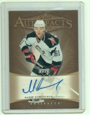 2005-06 Artifacts AutoFacts Autograph #AFMA Maxim Afinogenov 001/100  *S1777