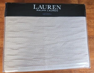Ralph Lauren Matelasse Coverlet KING Quilt Bedspread Spencer Tan - Picture 1 of 6