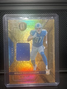 2022 Gold Standard Aidan Hutchinson Newly Minted Rookie Patch /399 Detroit Lions
