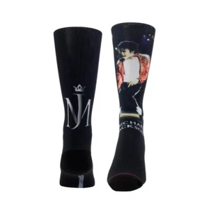 Calcetines Michael Jackson con soporte para punta sublimada con tinte 1 par - Imagen 1 de 3