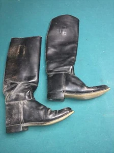 Marlborough Tall English Equestrian Horse Riding Boots 7 1/2 England - Picture 1 of 6