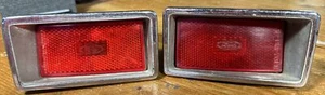 1970 ORIGINAL MUSTANG BOSS QUARTER PANEL SIDE MARKER LIGHTS FASTBACK 390 428 - Picture 1 of 5