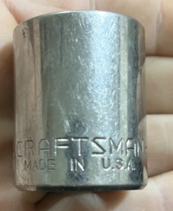 Craftsman (47513) GK Series 15/16 12 Point 1/2" Drive Socket USA - Picture 1 of 4
