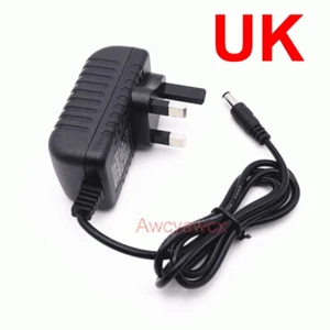 DC 3V 4.5V 5V 6V 7.5V 8V 9V 10V 12V 15V 500mA 1A power adapter supply 5.5mm UK - Picture 1 of 28