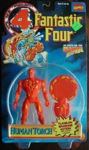 Fantastic Four Human Torch Animated Action Figure 1995 - Picture 1 of 1