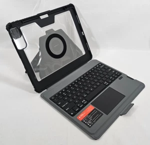 Case w Keyboard for 13" iPad Pro M4 1014 Backlit Bluetooth Rugged Detachable - Picture 1 of 19