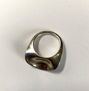 Hagit Gorali wave ring size 5.5 sterling silver NWOT