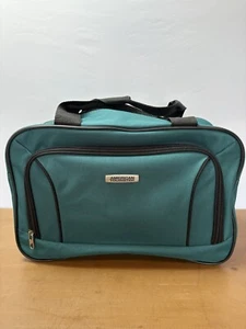 Bolsa de viaje American Tourist equipaje de mano bolsa de viaje resistente verde lona cremallera - Imagen 1 de 8