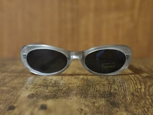OCCHIALI DA SOLE VINTAGE NOS GIANNI VERSACE MOD 248 ACETATO MADE IN ITALY #1061 - Imagen 1 de 11