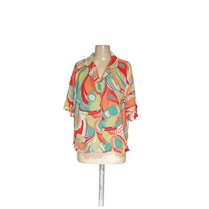 Jessica Simpson Paisley Button-Up Top - Picture 1 of 4