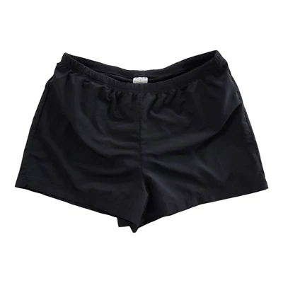 Pantalones cortos negros Lands’ End para mujer talla 12 tiro alto cintura elástica Foto 1 de 4