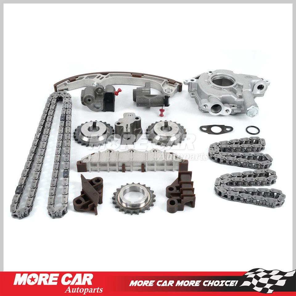 Kit de cadena de distribución bomba de aceite apto para 01-04 Nissan Pathfinder Infiniti QX4 3,5 L V6 Foto 1 de 4