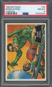 1966 Batman Canada "Black Bat" #42 ROBIN IN PERIL - PSA 8 - Picture 1 of 2