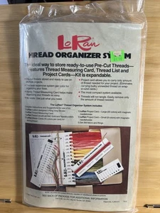 LoRan Thread Organizer System Binder Kit Sealed Vintage 1987 NOS Sealed - Picture 1 of 7