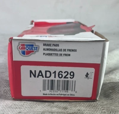 Juego de pastillas de freno de disco delanteras Carquest/Wearever NAD1629 se adapta; seleccionar Mercedes-Benz Foto 1 de 4