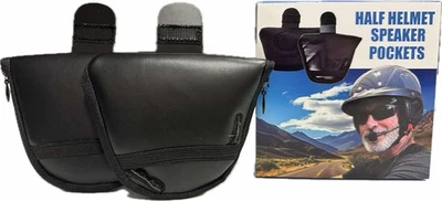 Half Helmet Speaker Pouch Speaker Pockets Ear Protection Pads | Professional - Image 1 of 4