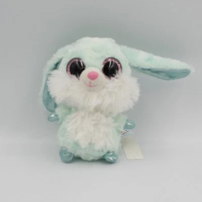 Doudou peluche YOOHOO lapin bleu  - 27329 - Photo 1/2