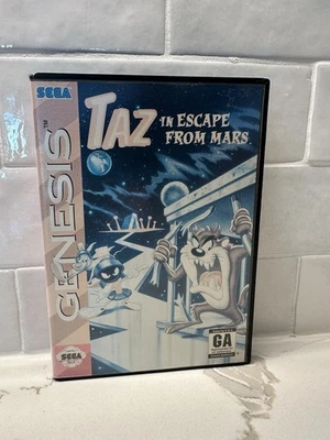 Taz in Escape From Mars (Sega Genesis, 1994) CIB, tested. - Image 1 of 4