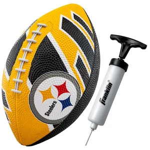 Franklin Sports NFL Pittsburgh Steelers 8,5" Gummi Football - Kinder Miniball - Bild 1 von 7