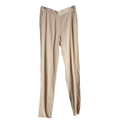 MAISON MARGIELA Pantaloni eleganti MM6 Maison Martin Margiela nudi beige fluidi pull on taglia 4