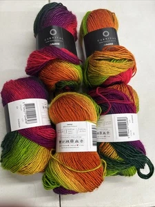 Lot Of 5. Hobbii Carnival Yarn Color 01. 262 Yd Premium Acrylic. (Y-16) - Picture 1 of 4