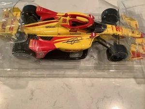 ROMAIN GROSJEAN AUTOGRAFO 2022 HONDA DHL INDYCAR PRESSOFUSO E SCHEDE - Foto 1 di 22