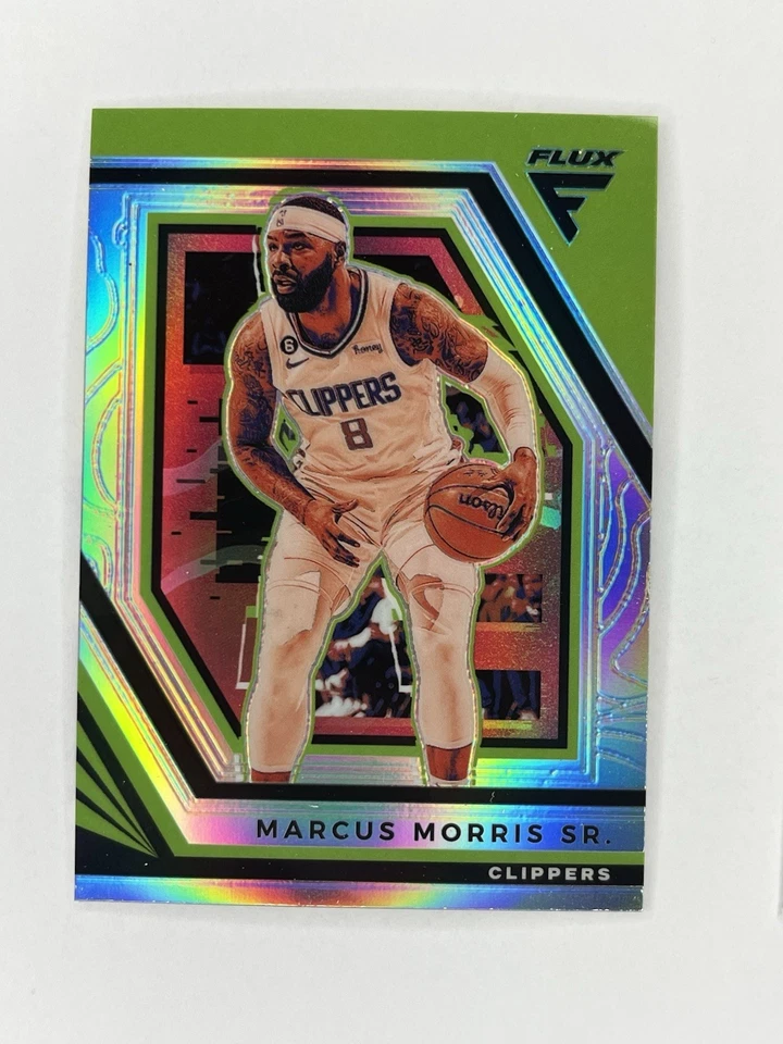 2022-23 Panini Flux Basketball MARCUS MORRIS SR #128 SILVER PRIZM CLIPPERS - Image 1 of 1