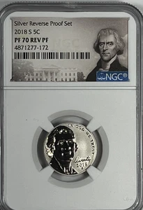 2018-S Silver Jefferson Nickel Reverse Proof : NGC PF70 - Picture 1 of 4
