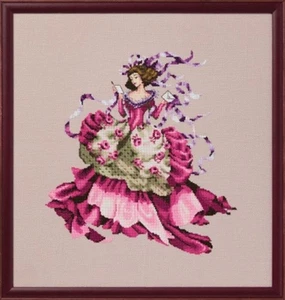 Mirabilia Cross Stitch Pattern - Pretty in Pink MD194 - Picture 1 of 1