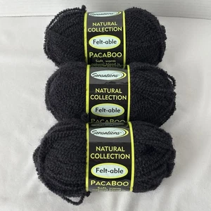 Sensations Colección Natural Fieltro PacaBoo Color 4748 Negro Lote 330 Lote 3 - Imagen 1 de 5