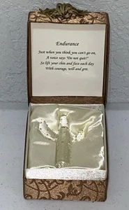 VTG About Face Designs Messengers Box 2005 Cactus Endurance “Do Not Quit” NEW - Bild 1 von 6