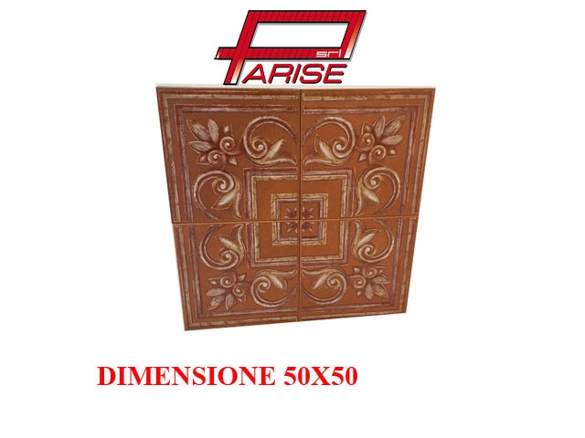 Rosone pavimento decoro Klinker rivestimento piastrella ceramica 1 scelta 50x50 - Immagine 1 di 1