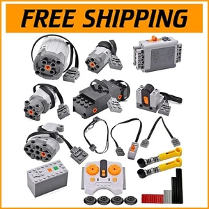 Innovative 32-Piece Motor Kit for Dynamic Building with Remote Control Features - Picture 1 of 4