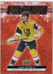 2023-24 Upper Deck Series 2 Orange Dazzlers #DZ-62 JACK EICHEL- VEGAS - Picture 1 of 1