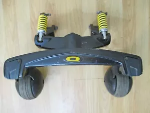 Articulating Beam w/ Casters Wheels Shocks from Pride Quantum 6000 Wheelchair - Picture 1 of 12