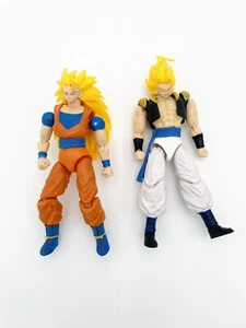 Bandai Dragon Ball Series 10 Set Of 2 Super Saiyan Goku & Gogeta Action Figures - Picture 1 of 5