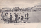 York Beach Me-Maine, Bathers And Hotels, Antique, Vintage Postcard Udb Pre 1907