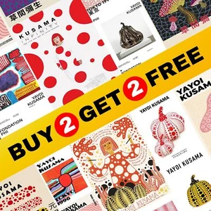 BUY 2 GET 2 FREE Yayoi Kusama Modern Decor Posters - Trending Abstract Wall Art - Picture 1 of 35