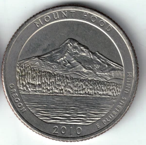 USA - 2010D - Washington ¼ $ - Mount Hood - Rare - #19929 - Picture 1 of 2