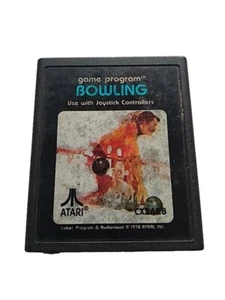 BOWLING - Atari 2600 Game Cartridge Nice Shape - Picture 1 of 4