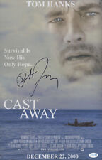 Robert Zemekis Director Signed Autographed CAST AWAY 11x17 Photo ACOA A Hanks