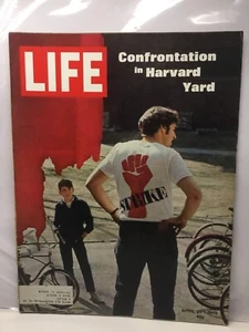 Life - April 25, 1969 Confrontation In Harvard Backyard. - Picture 1 of 1