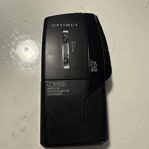 Optimus Micro-36 Voice Microcassette Recorder ￼ No Tested - Picture 1 of 5