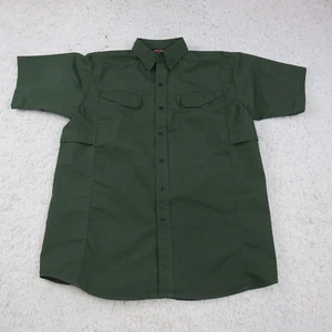 Tru Spec Tactical Shirt Mens Medium Green Security Military Work Wear Outdoors - Picture 1 of 15
