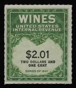 #RE199 $2.01 Wines, Mint NGAI NH [2] **ANY 5=FREE SHIPPING** - Picture 1 of 1