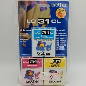 Brother LC 31 CL Ink Cartridges - Cyan, Magenta, and Yellow New sealed - Picture 1 of 2