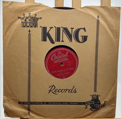 Oak Ridge Quartet In the Shadow of the Cross/Shadow of The Cross 78 RPM 40091 Foto 1 de 3