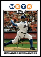 2008 Topps Gift Sets New York Mets Orlando Hernandez New York Mets #30